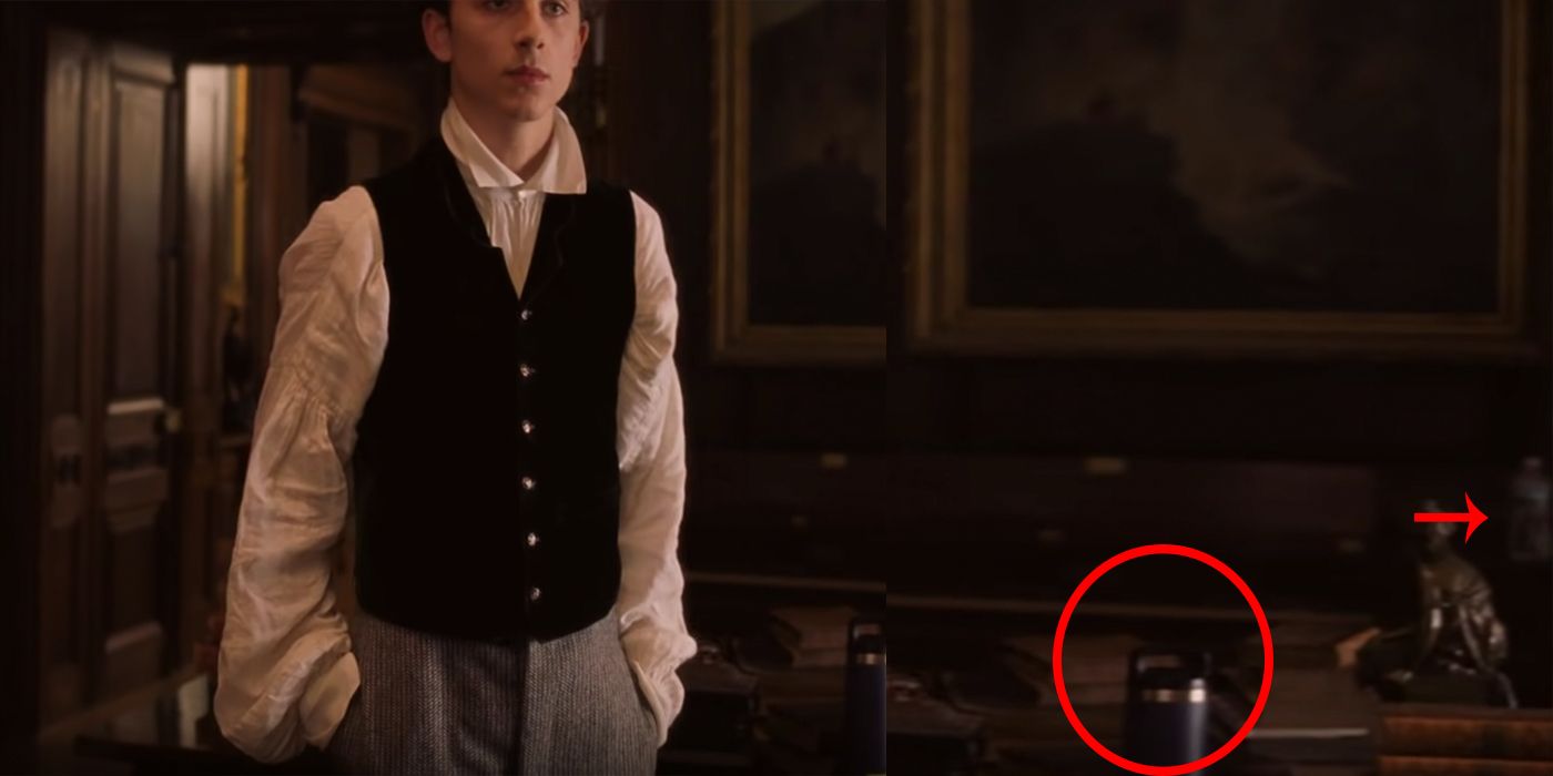 Little Women Scene Has Hydroflask, Water Bottle in Shot