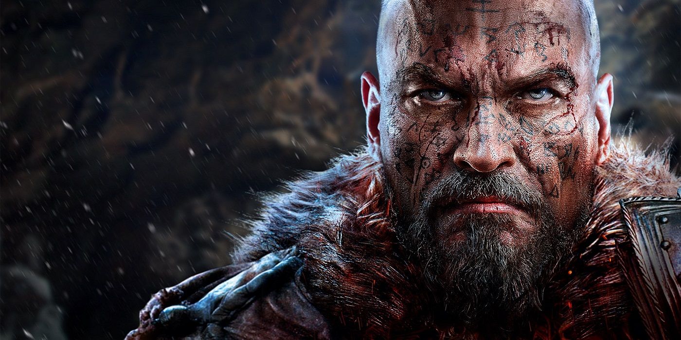 Key art of a man looking at the camera from Lords of the Fallen