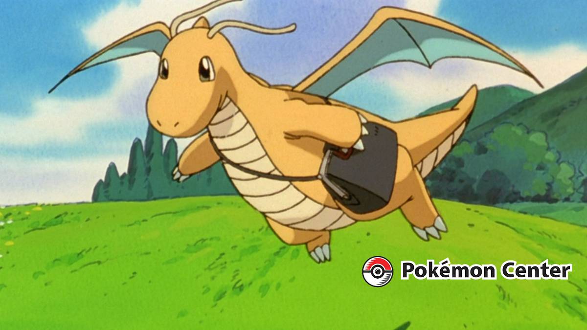 Dragonite Pokemon flies