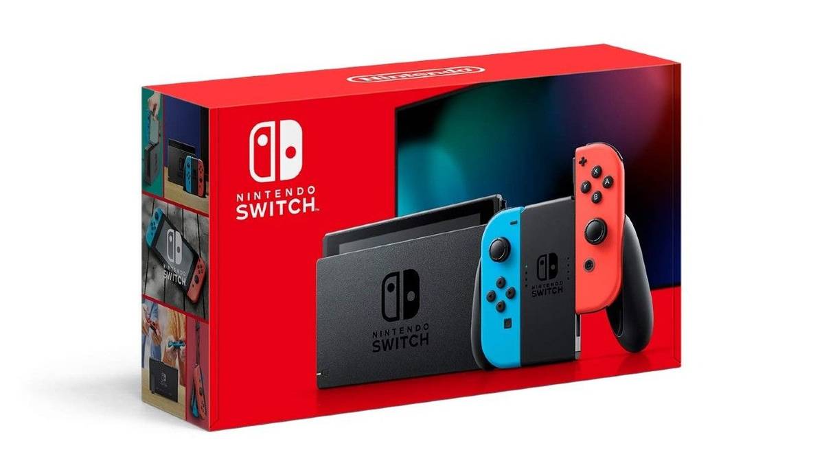 Nintendo Switch Console Box Header