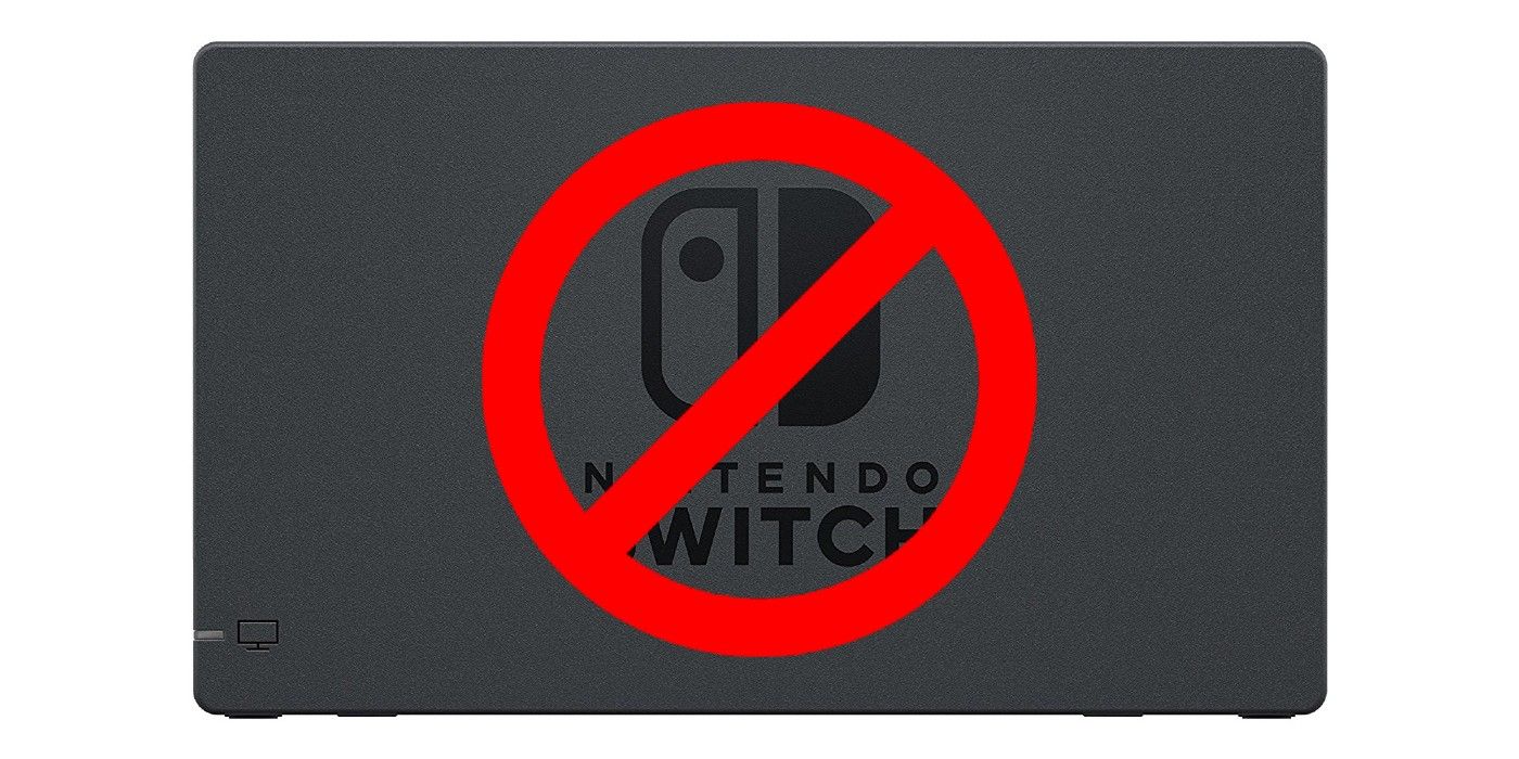 nintendo switch dock crossed out
