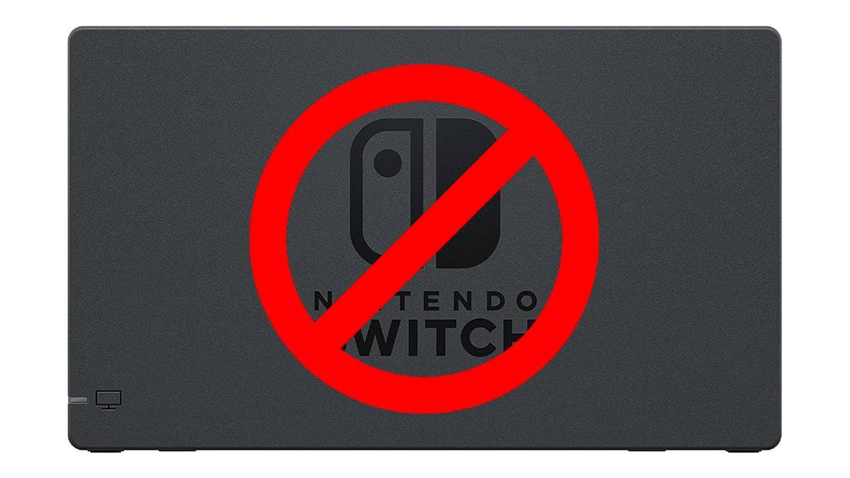 nintendo switch dock crossed out
