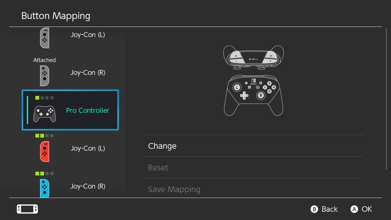 nintendo switch re-mapping