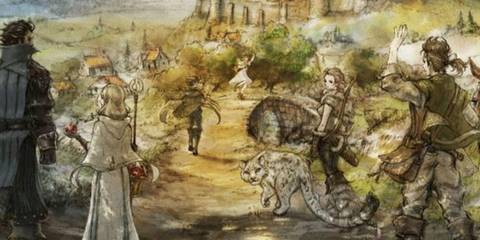 octopath traveler character art