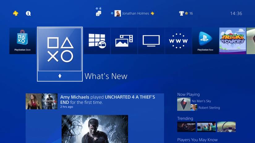 playstation 4 menu home screen theme