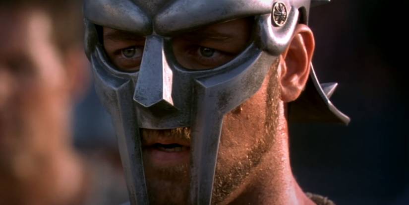 Gladiator Maximus in Helmet