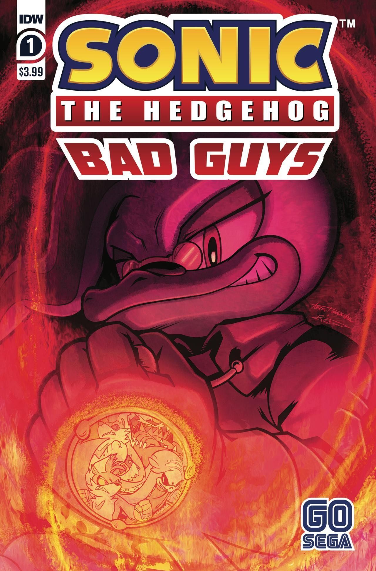 sonic the hedgehog bad guys idw comic