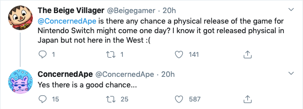 concernape tease social media