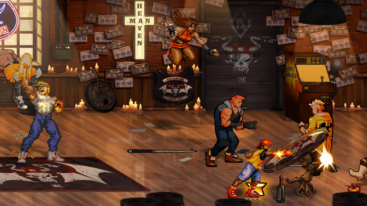 streets of rage 4 retro sprites