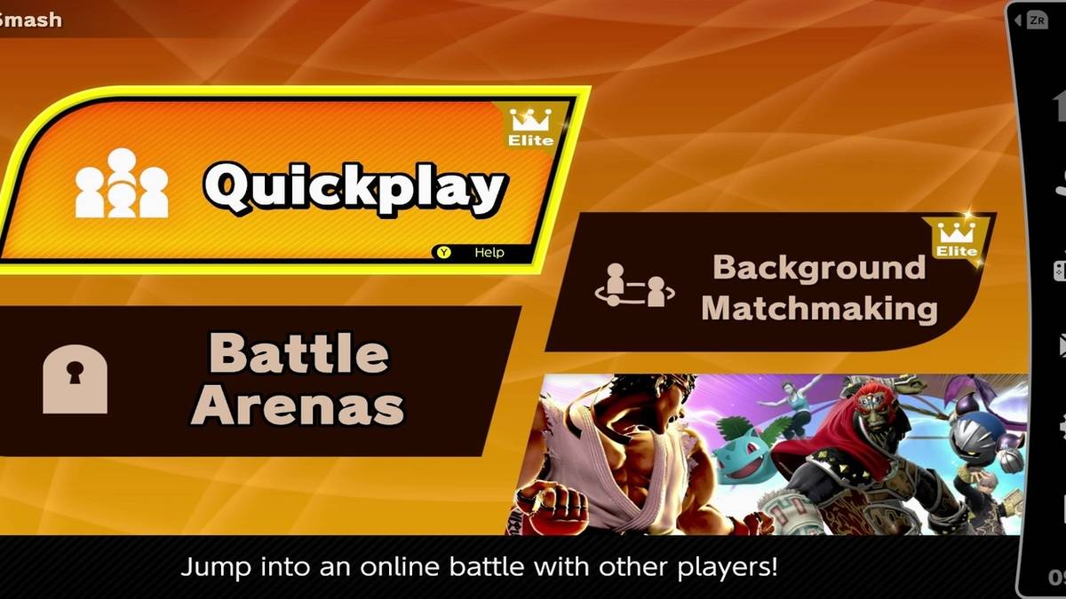 super smash bros ultimate online