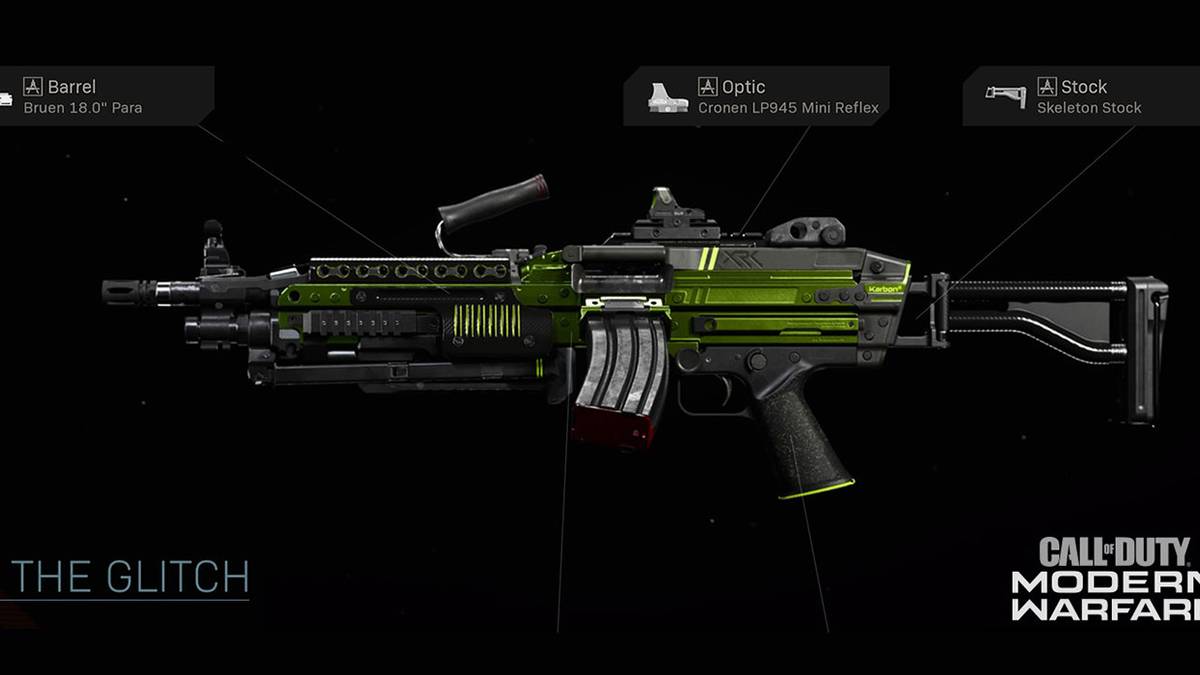 call of duty modern warfare mk9 bruen lmg