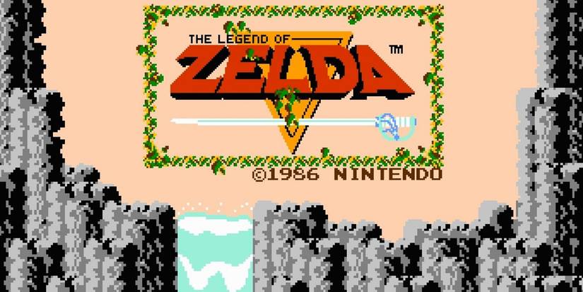 The Legend of Zelda NES title screen