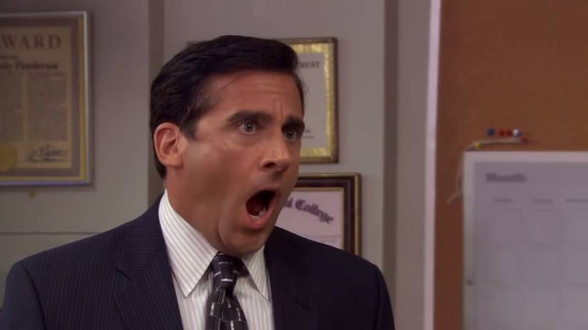 the office steve carell saying god no