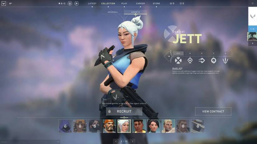 valorant jett selection