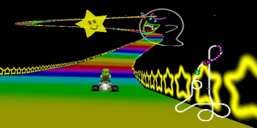 1- Mario Kart 64 Rainbow Road