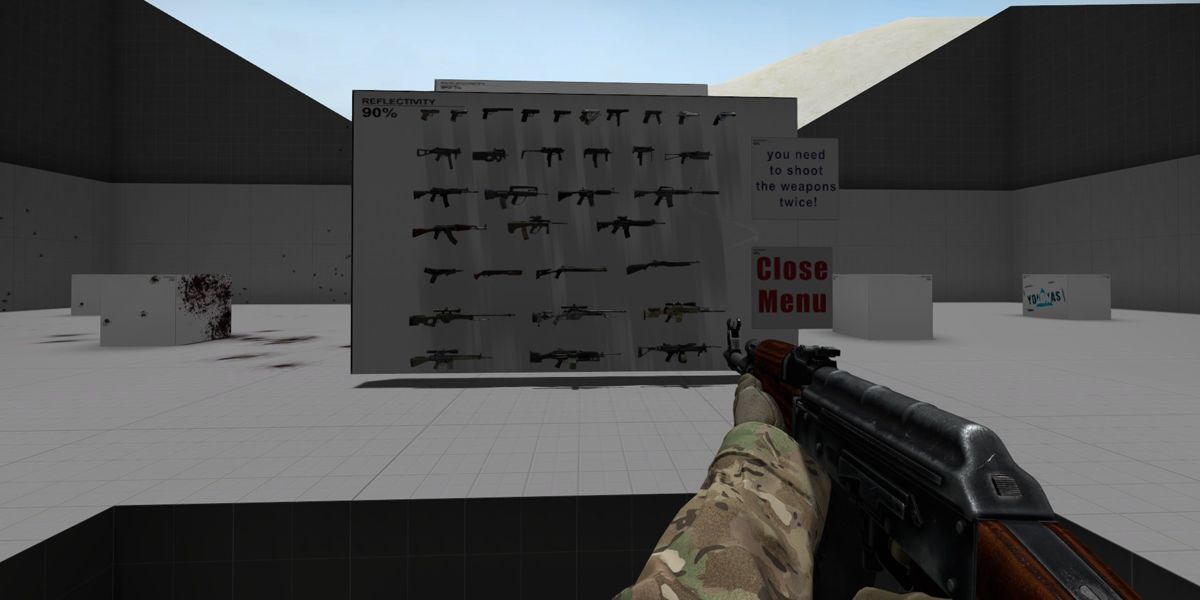 Practice map mod for Counter Strike