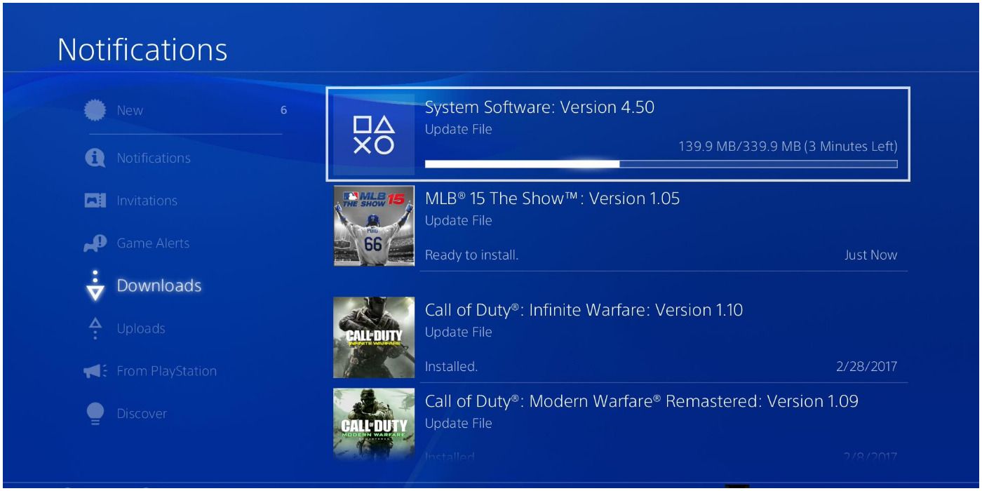 6 PS4 Downloads