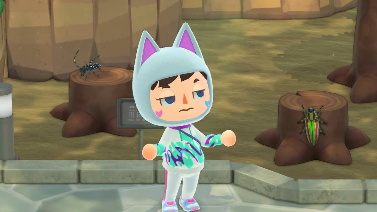 Animal Crossing New Horizons Bug Shrug