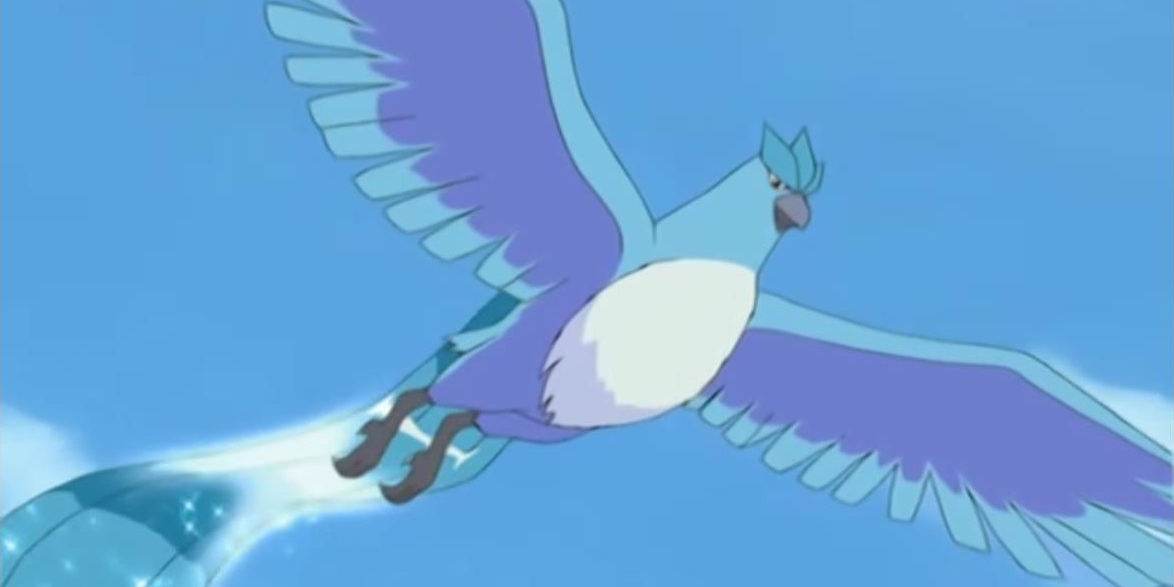 Articuno Flying in the Breeze