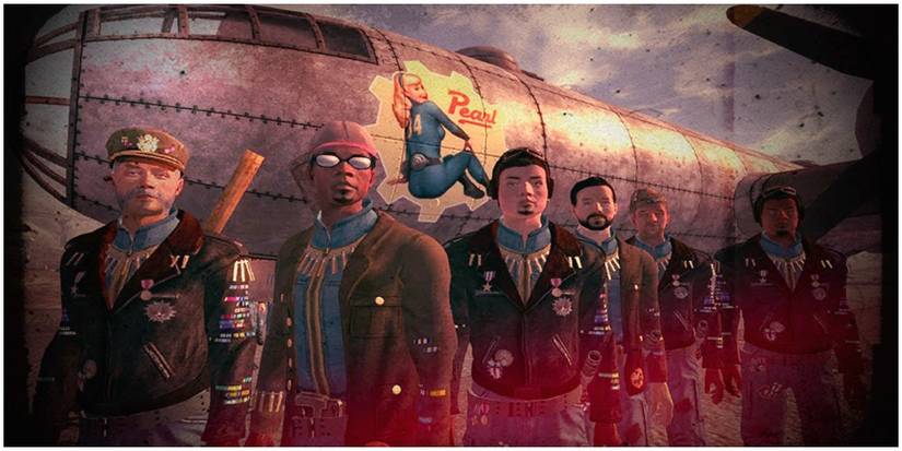 Boomers in front of the B-29