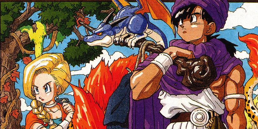Dragon Quest V SNES art