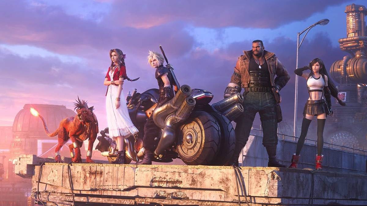 Final Fantasy 7 key art