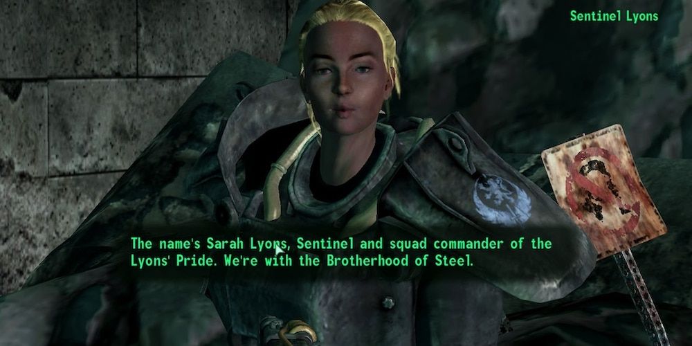Fallout 3 sarah lyons