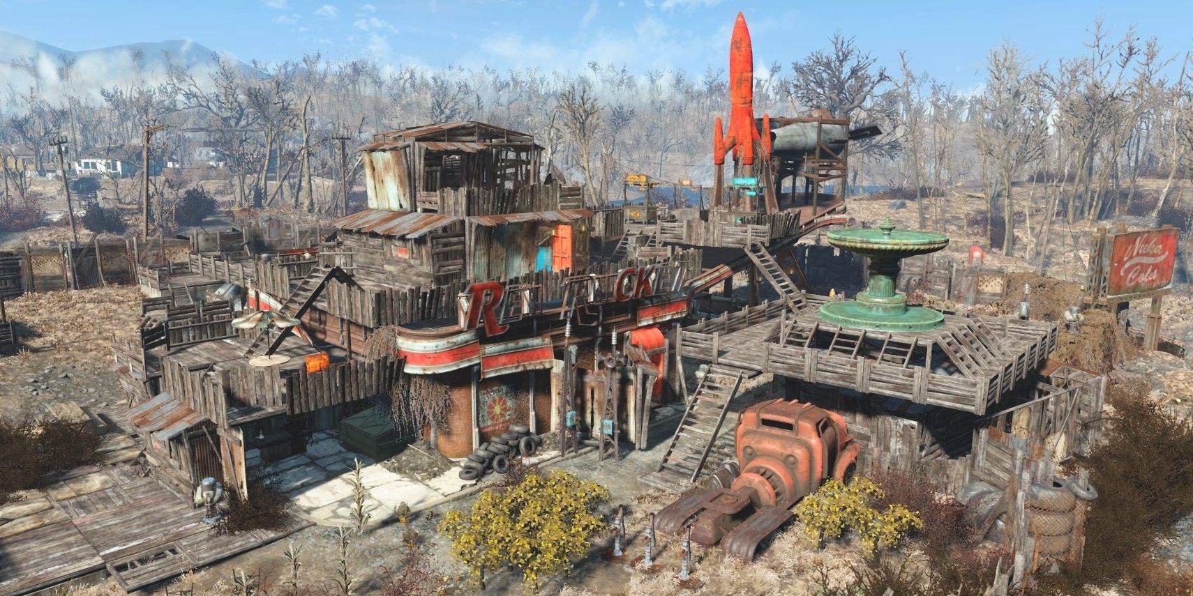 Fallout 4 Red Rocket Settlement