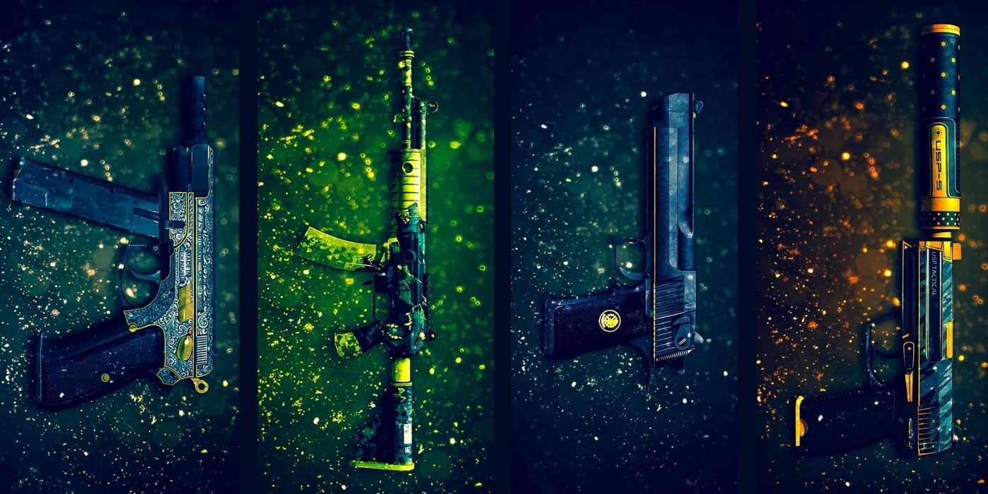 Counter Strike: Global Offensive Weapon Wallpaper Collage