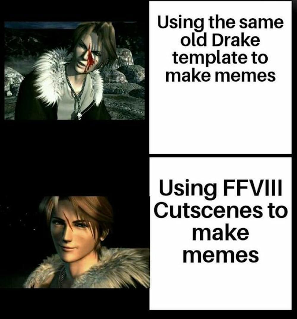 Final Fantasy VIII Drake Meme Parody