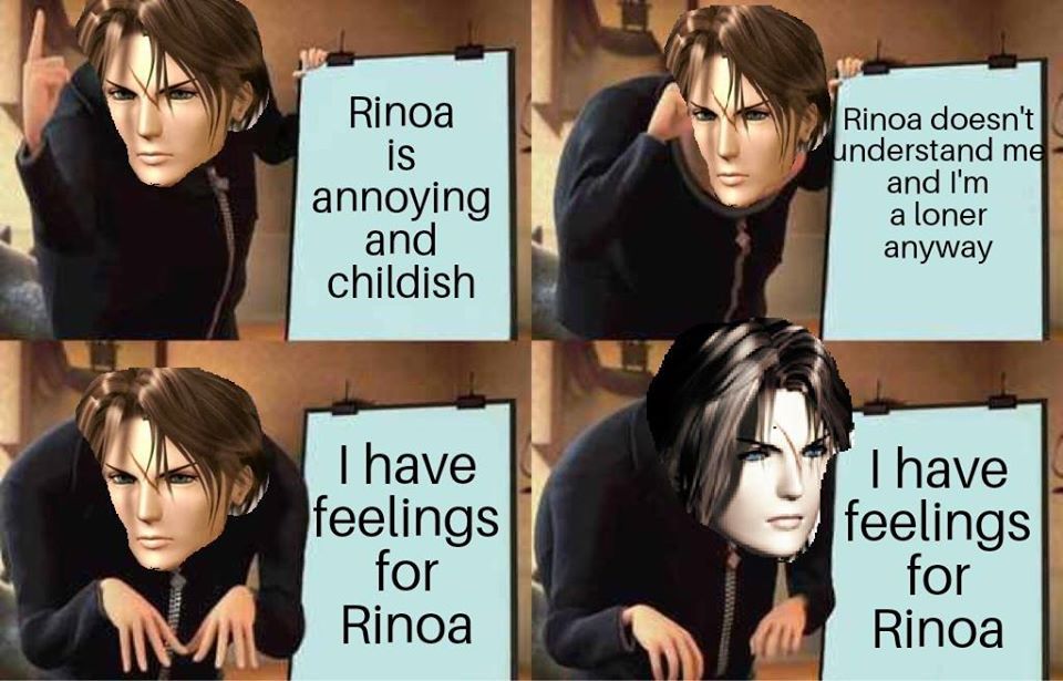 Final Fantasy VIII dispicable me meme