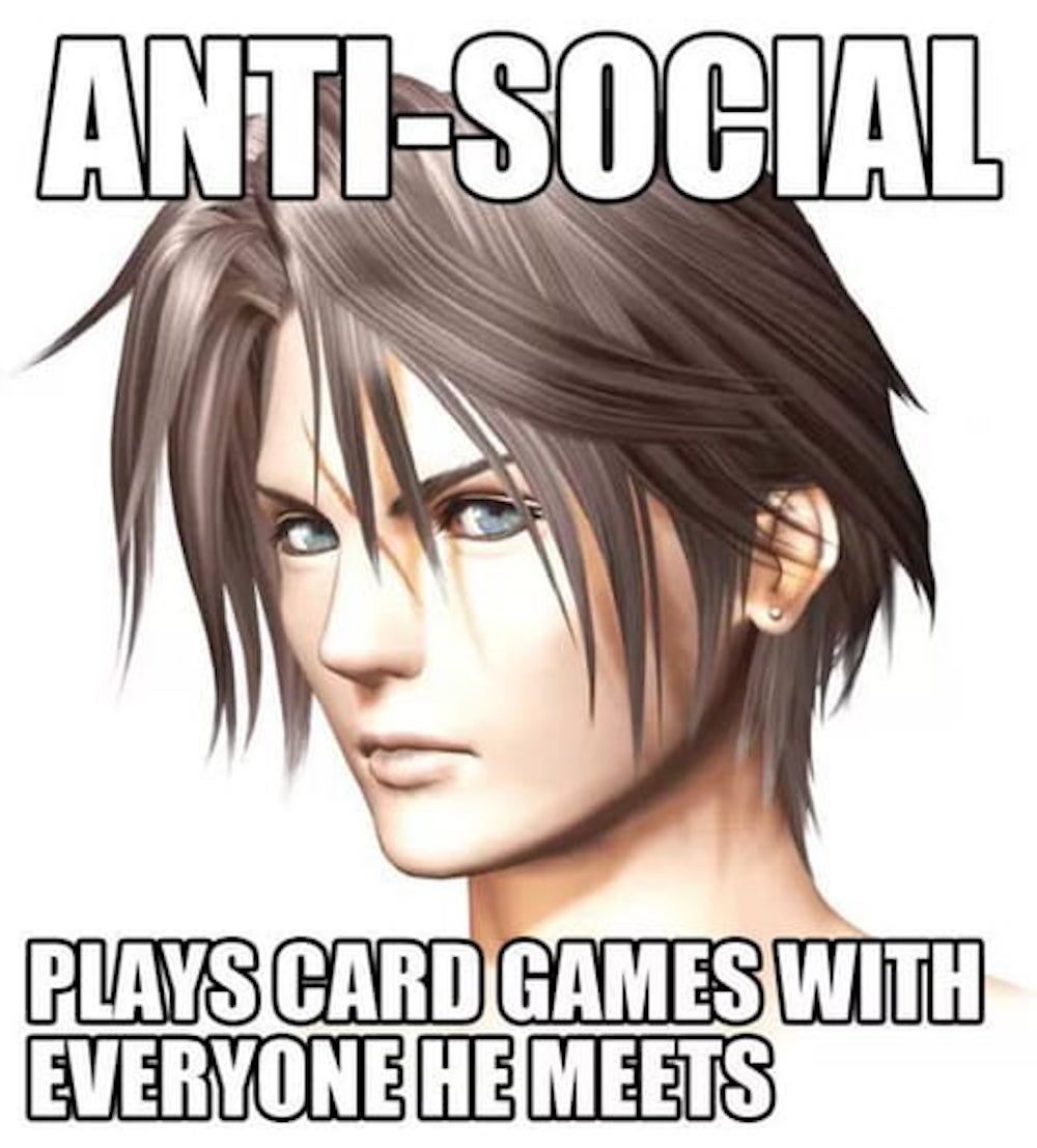 Final Fantasy VIII triple triad meme