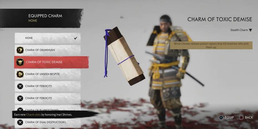 Ghost of Tsushima Charms