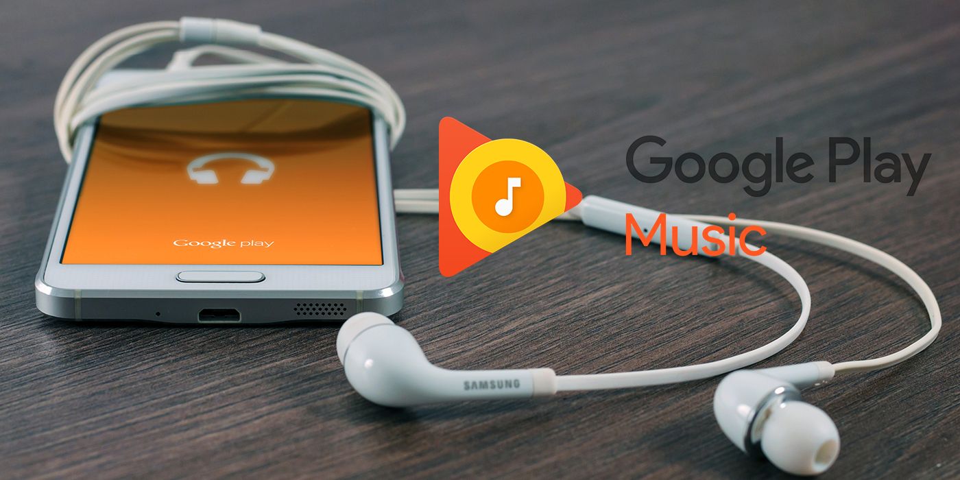 Phone with Google Play Music on it