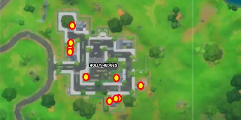 Holly Hedge Teddy Bear Locations