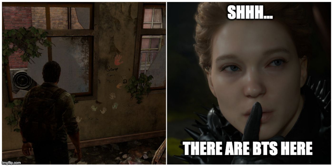 last of us meme with death stranding