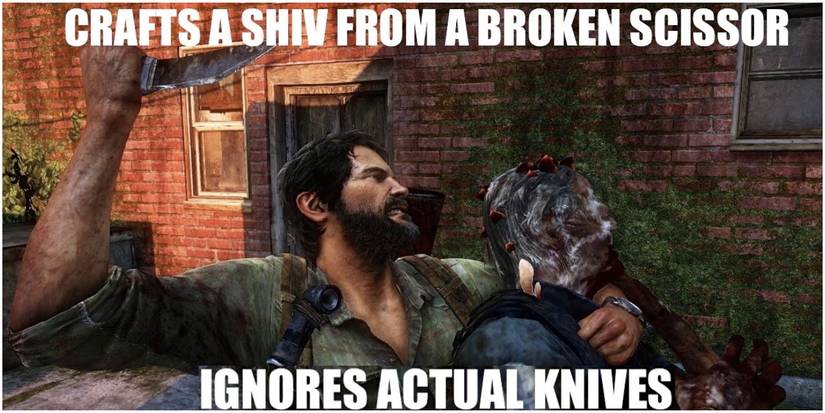 last of us shiv meme