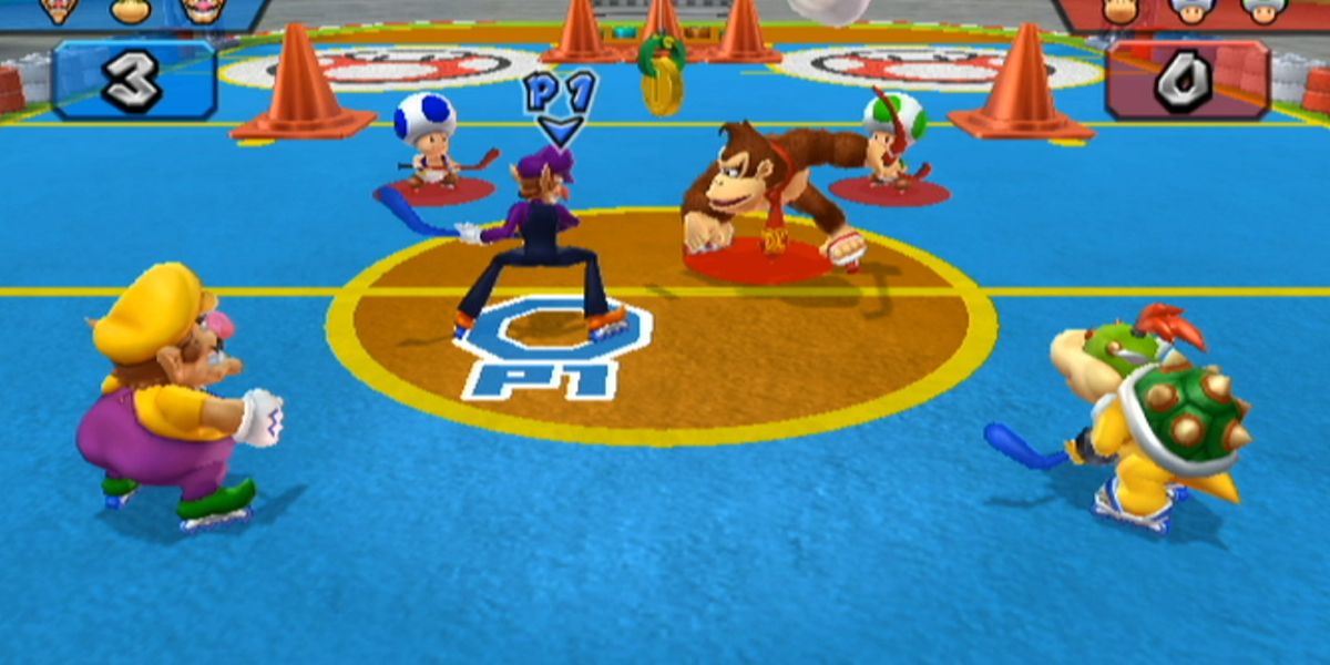 Mario Sports Mix nintendo wii game match