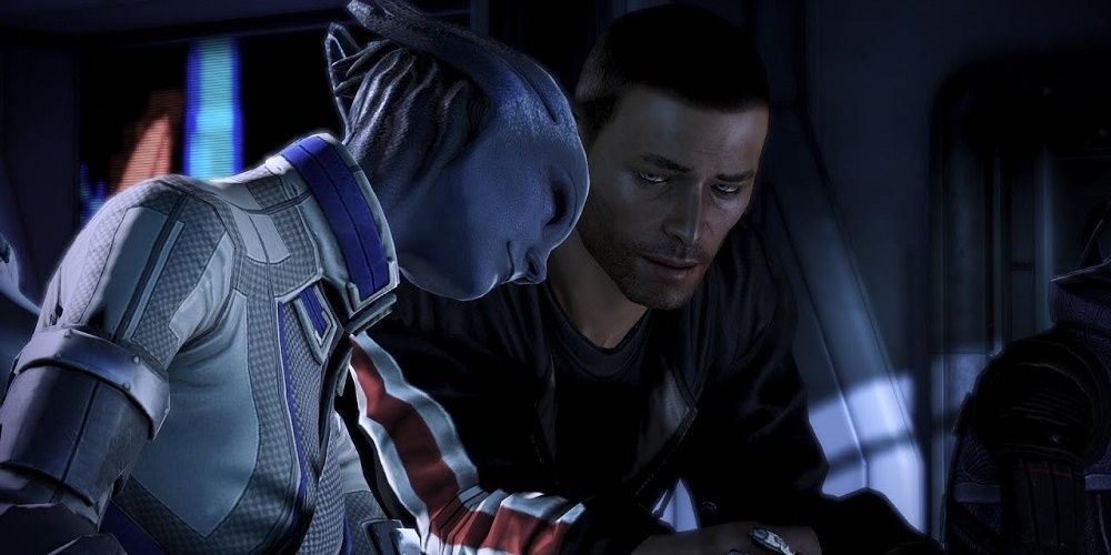 Mass Effect 3 Liara and Shepherd