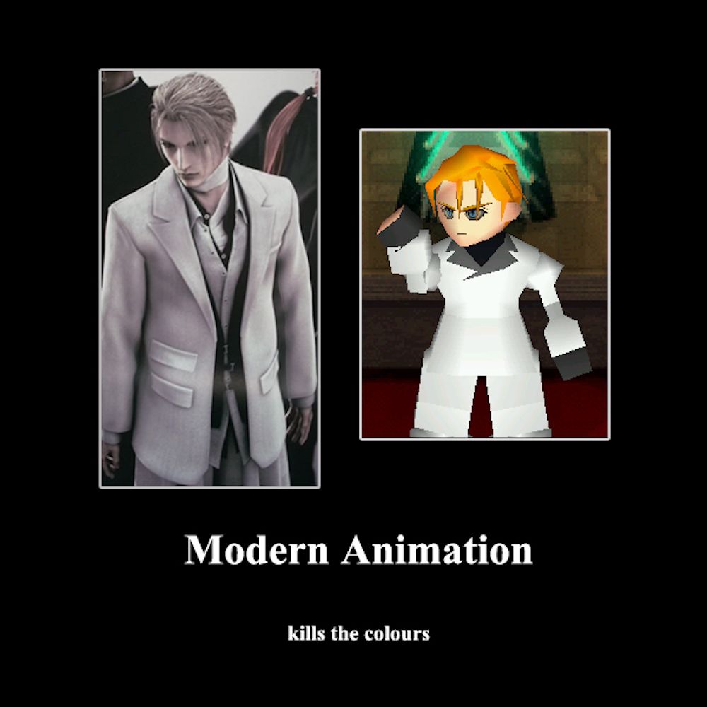 Modern animation meme copy