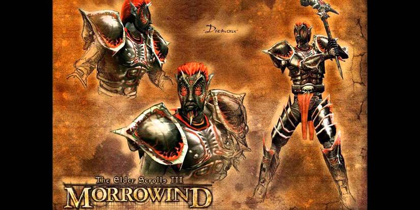 Morrowind Redheaded Dremora