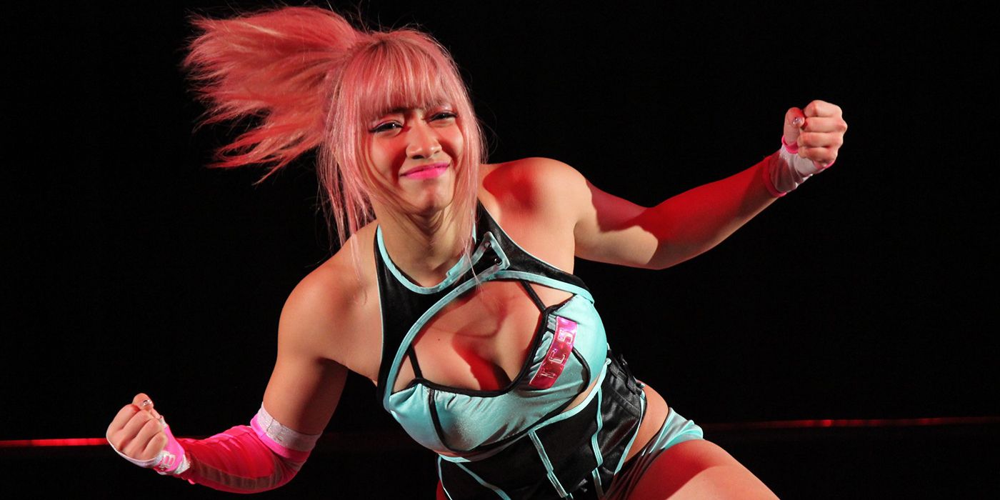 Hana Kimura in wrestling costume
