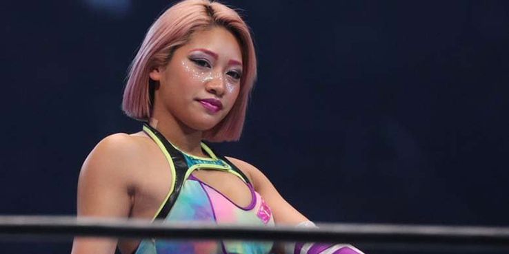 Hana Kimura in wrestling ring