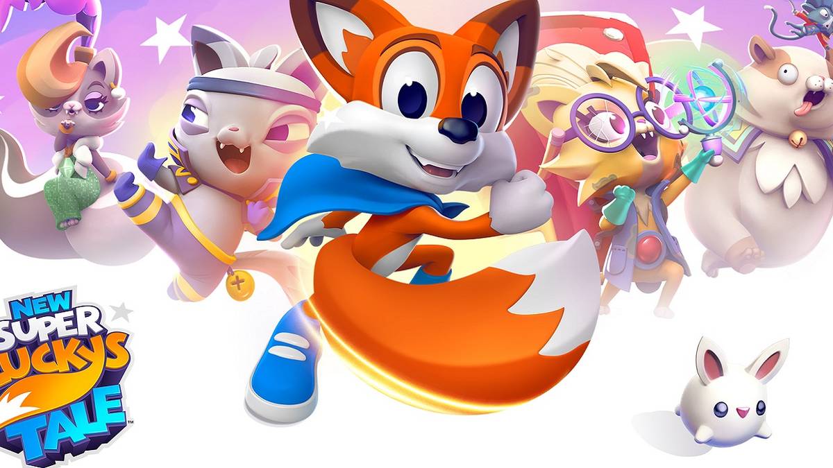 New Super Lucky's Tale title art