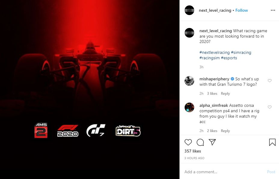 next level racing instagram