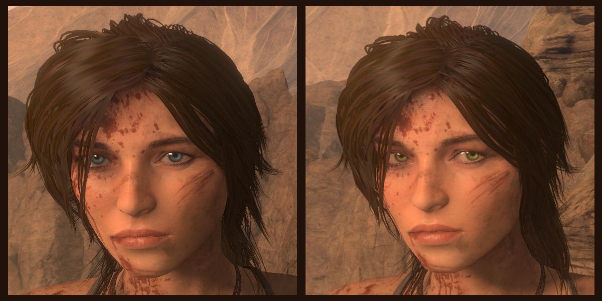 Pretty Eyes mod for Tomb Raider