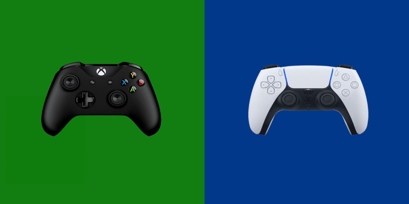 Ps5 and Xbox Series X Controllers