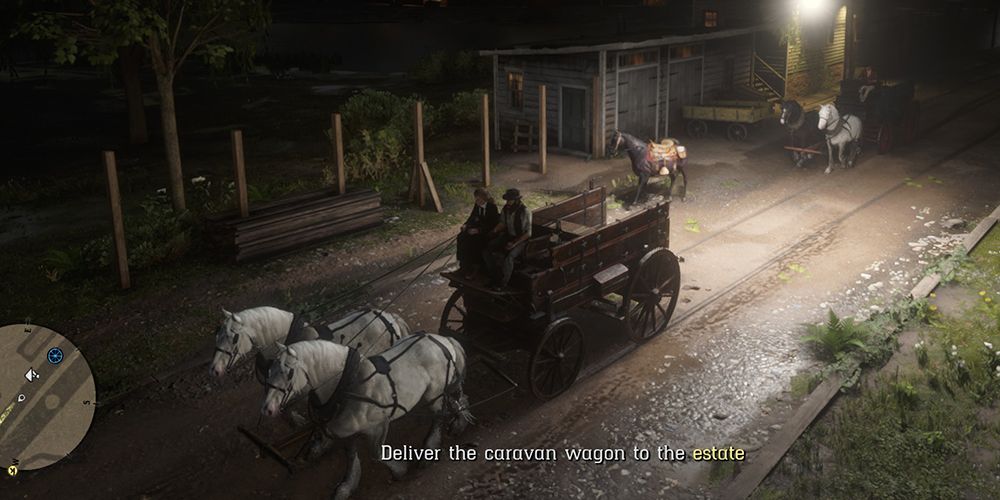 Red-Dead-Online-Horse-and-Wagon