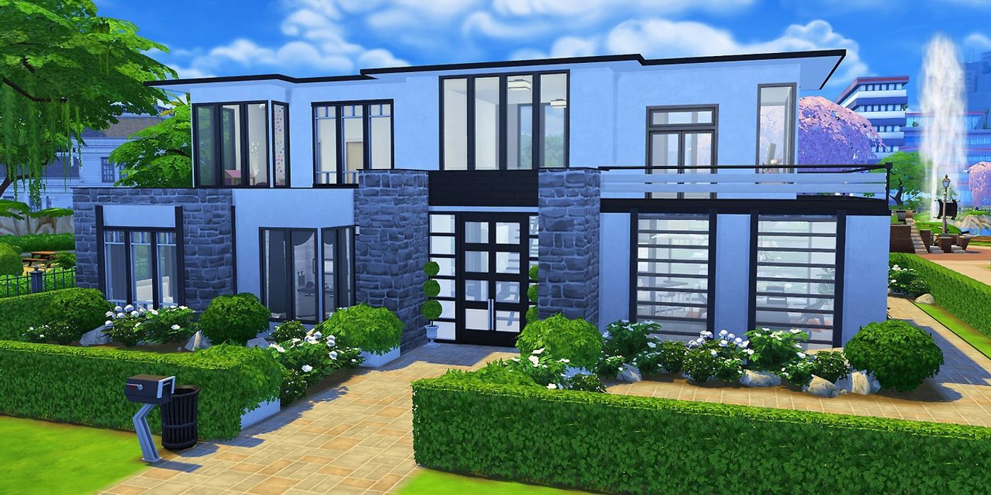 Sims 4 Modern House Cropped