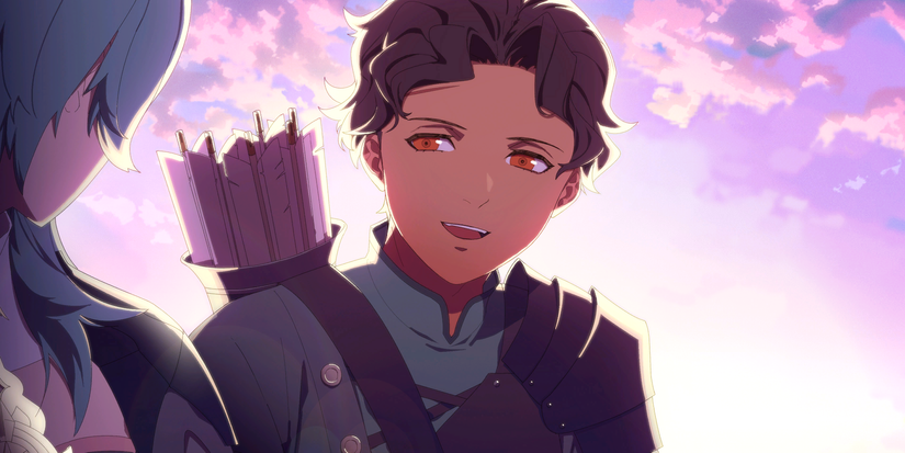 Fire Emblem Three Houses Cyril S-Support Art